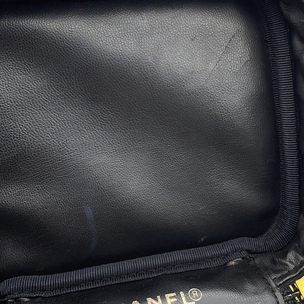 CHANEL Black Caviar Leather Logo Pouch - Picture 11 of 16